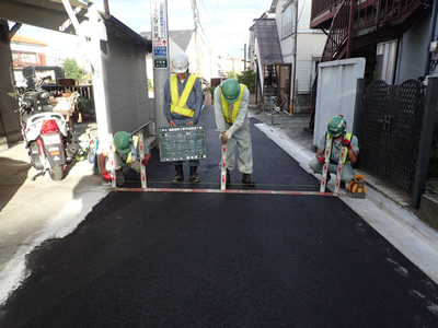 道路維持工事（中目黒四丁目）