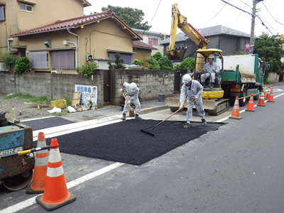 大田区東矢口三丁目付近外管渠補修工事