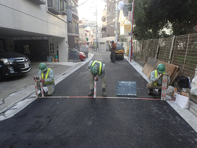 道路維持工事（駒場一丁目）