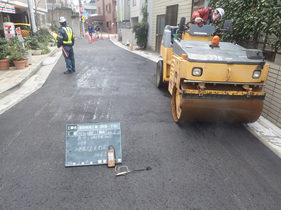 道路維持工事（駒場一丁目）