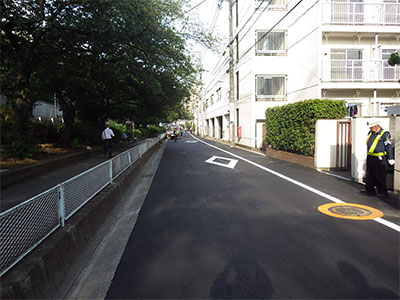 道路維持工事（上目黒四丁目）