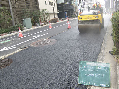 道路維持工事（中目黒二丁目）